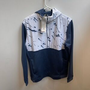 Adidas Prime Blue COLD.RDY Half Zip Hoodie